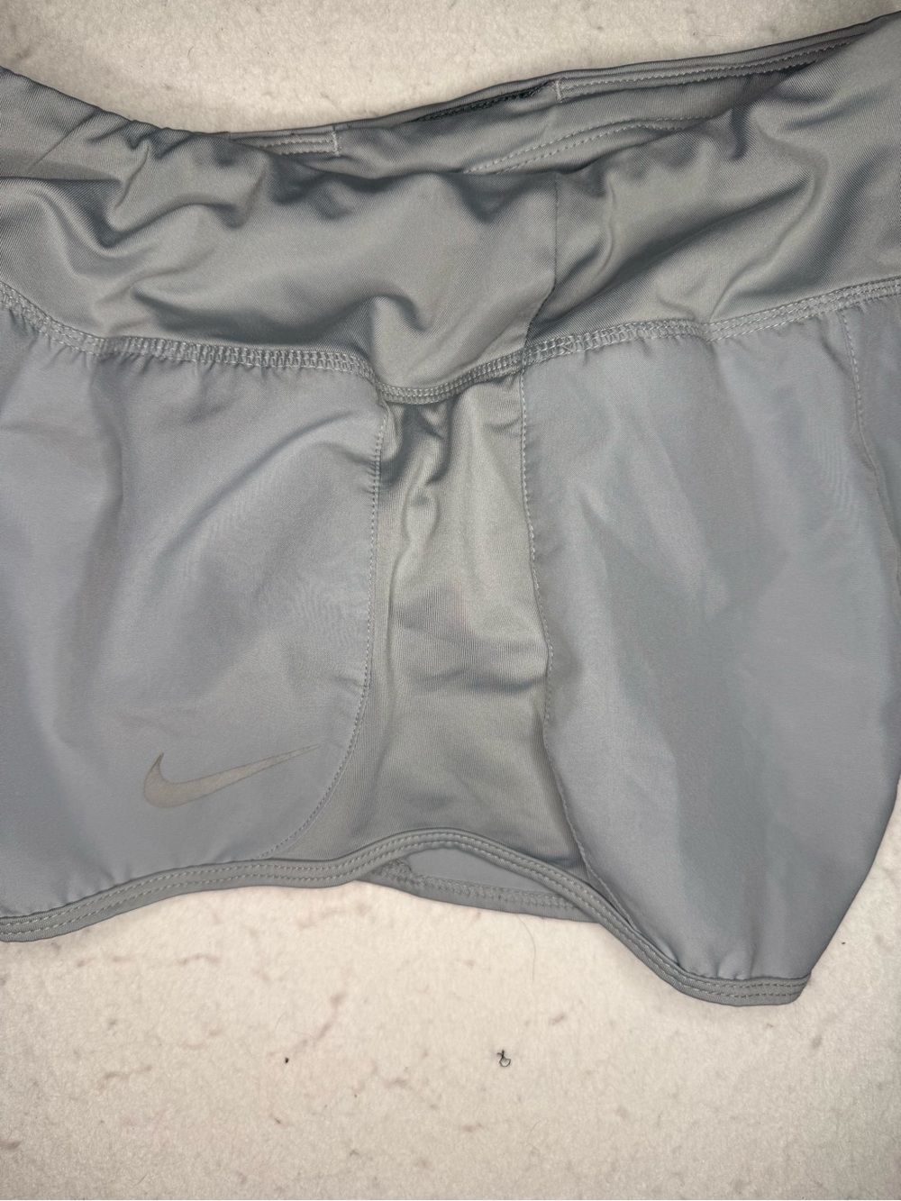 Nike Women's Gray Performance Lacrosse Running Shorts size Small - Picture 13 of 15
